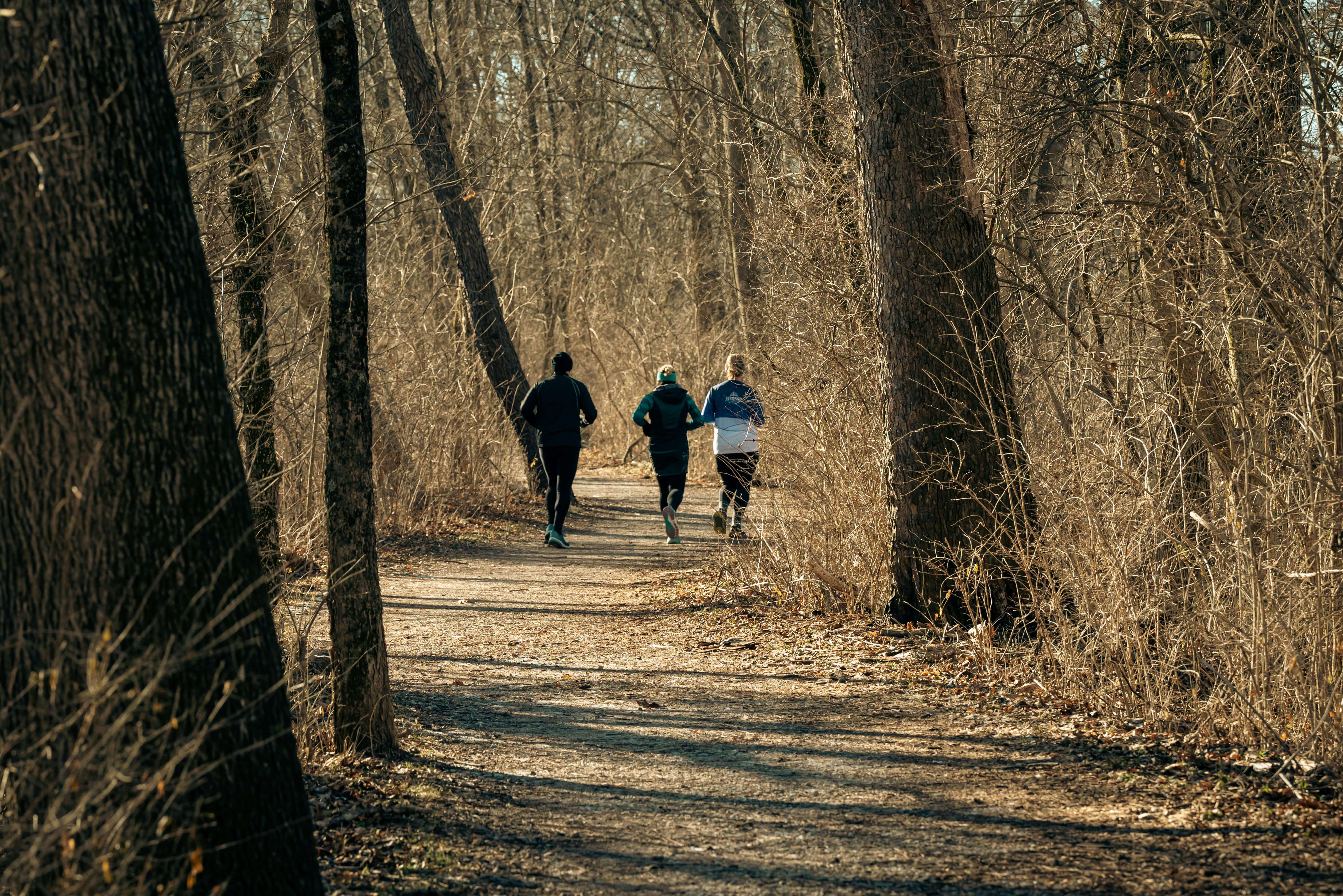 Runner on a trail